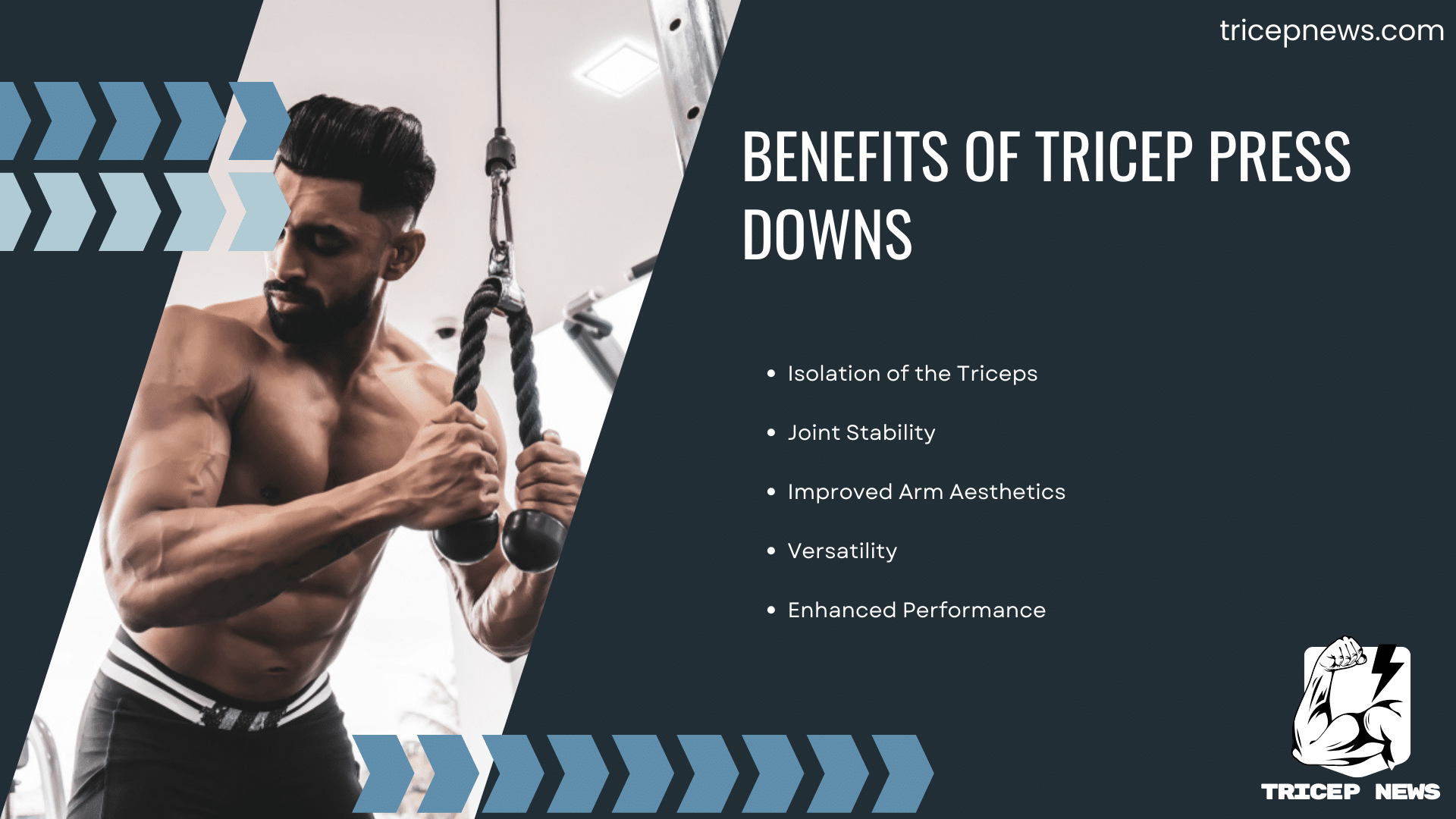 tricep press down benefits