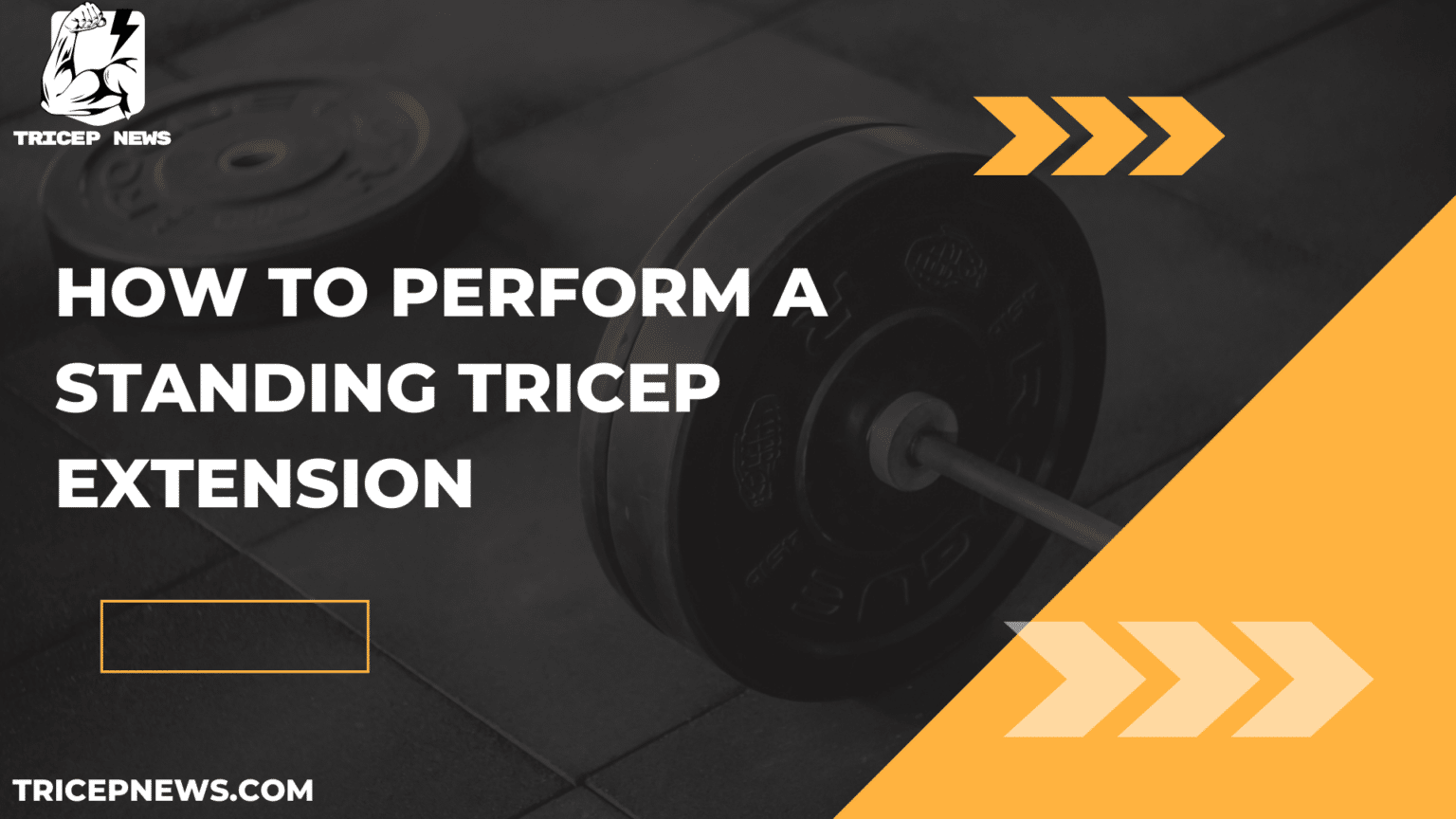 How to Perform a Standing Tricep Extension a guide