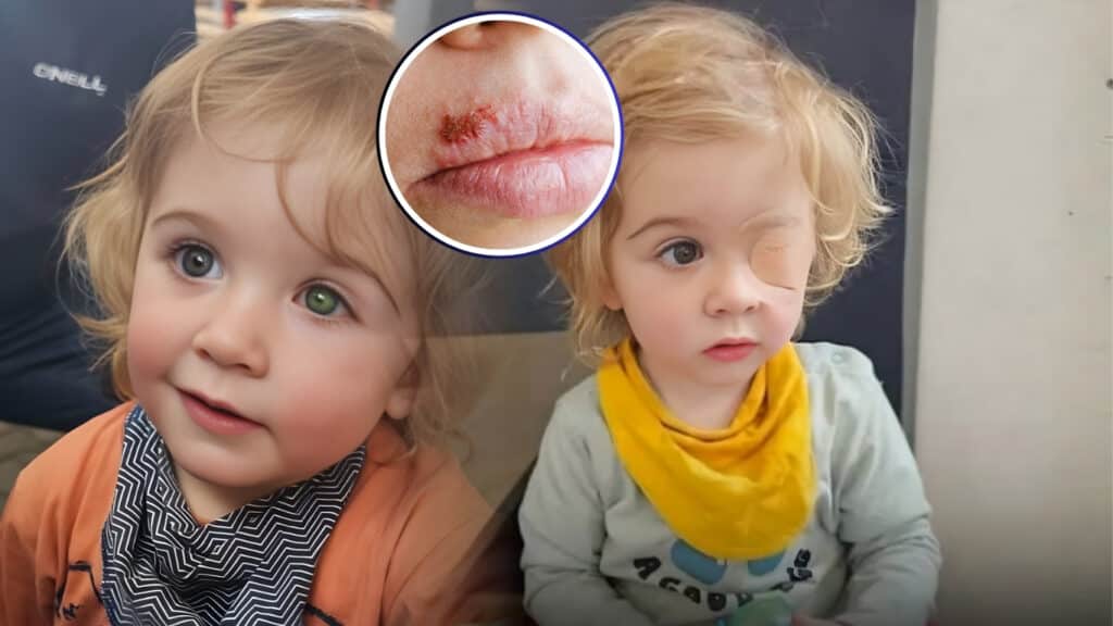 How a Kiss Changed Everything: The Shocking Story of a Toddler Who Lost Vision After Contracting Herpes