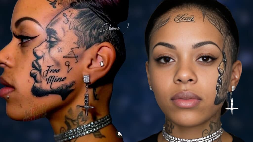 Love, Ink, and Controversy: Woman Tattoos Her Prison-locked Boyfriend's Face on Her Own